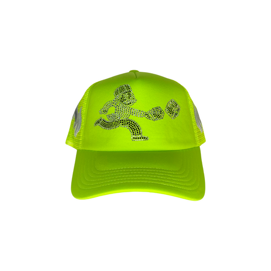 Green Rhinestone Hat